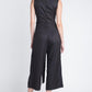 Women's Sleeveless Tie Jumpsuit with Slit