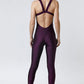 Women Workout Jumpsuit- Purple Mystery