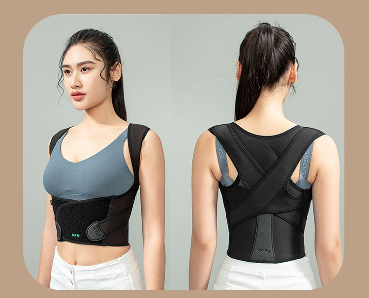 BABAKA Adult Men and Women Invisible New E Posture Correction Belt Back Women Open Shoulder Prevention Orthosis Correction Orthotics Band