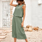 Solid Color Casual Loose Sleeveless Women's Jumpsuit