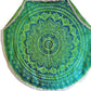 Rainforest Green Round Mandala Tapestry