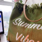 Canvas Women Handbags Large Tote Beach Bag Shopping Bags Underarm Shoulder Bag For Female Casual Canvas Beach Bags