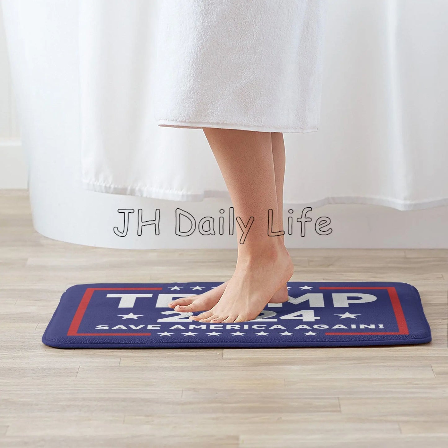 Trump 2024 Make America Great Again Welcome Home Doormat Non-Slip Indoor Entrance Rug Carpet Funny Gift for Home Decor