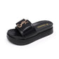 Women's Platform Slippers 2023 Summer flats outdoor Ladies Flip-Flops Girls Beach Sandals.