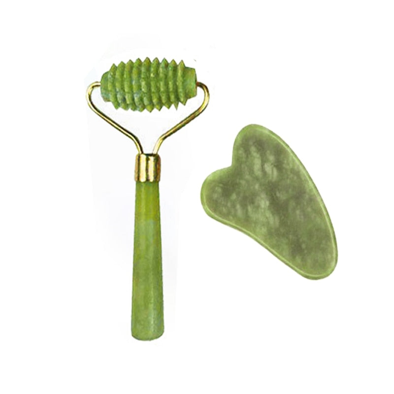 Natural Jade Face Massager Gua Sha Stone Face  Guasha Masaje Facial Board Acupoint Eye Care SPA Massager Tool massage visage