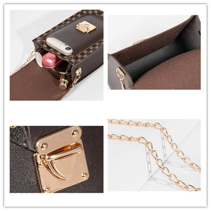 Soft Leather Wallets Women's Crossbody Shoulder Strap Handbag Messenger Purse for Ladies