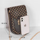 Soft Leather Wallets Women's Crossbody Shoulder Strap Handbag Messenger Purse for Ladies