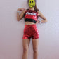 High Waist Sequin Shorts Women Summer 2024  Costume Streetwear.