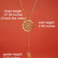 18k Gold Spider Necklace | Spider Charm Pendant | Halloween Necklace