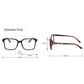 Retro Square Anti Blue Light Optical Glasses Frames for Men Women Fashion Prescription Office Computer Eyeglasses