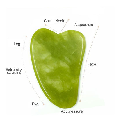 Natural Jade Face Massager Gua Sha Stone Face  Guasha Masaje Facial Board Acupoint Eye Care SPA Massager Tool massage visage