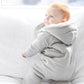 Smart Cuddly Jumpsuit + Bib - Gray