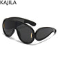 Y2K Sports Punk Sunglasses Women Men One-Piece Sun Glasses for Ladies 2023 Luxury Brand Oversized Steampunk Eyewear Goggle UV400