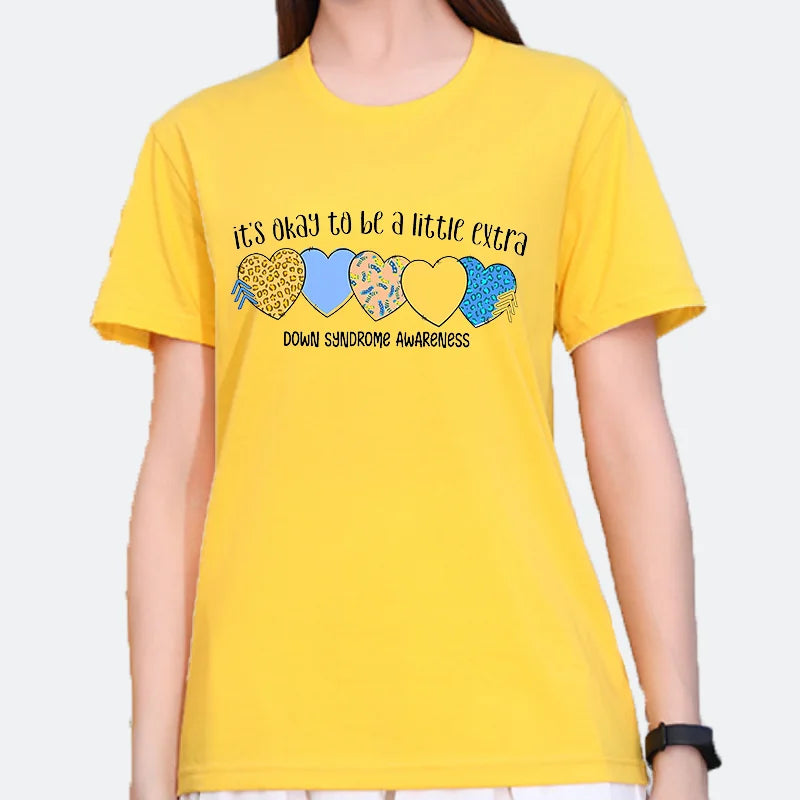 Valentine's Day  Women's T-shirt with Geometric Pattern Love Pri Printed Short Sleeve Tops  Aesthetic Clothes