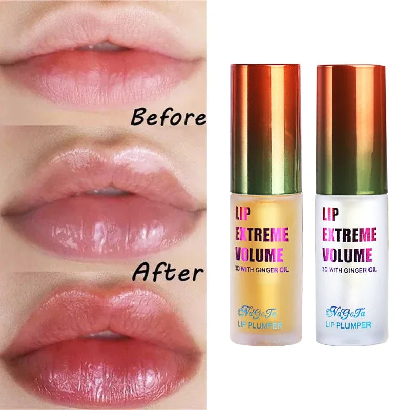 Lip Plumper Essence Oil Serum for Volumising Repairing and Sexy Lip Balm New Instant Long Lasting