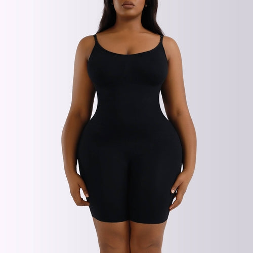 Shapewear Playsuit Seamless Bodysuit [Available in Beige or Black]