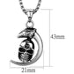 TK2012 - High polished (no plating) Stainless Steel Necklace with No