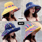 K41 Women's Hat Bucket Hat Fashion All-match Four Seasons Big Brim Panama Basin cap Double-Sided Fisherman Hat Women's Sun Hat - Image #1