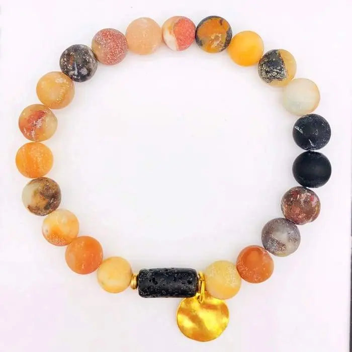 Sun Goddess Lava Stone Essential Oil Bracelet Amazon - Image #2