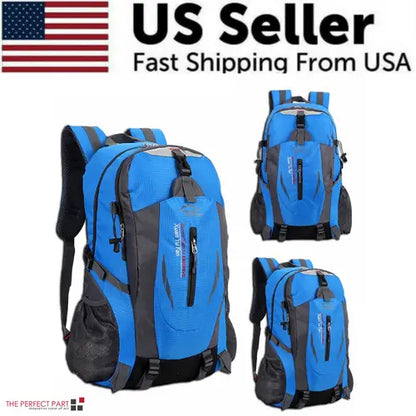 40L Men Women Travel Backpack Rucksack Camping Laptop Hiking School - Image #26
