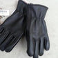 Alpaca Knit Lined Cowhide Leather Gloves - Alpaca Made in the USA