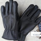 Alpaca Knit Lined Cowhide Leather Gloves - Alpaca Made in the USA