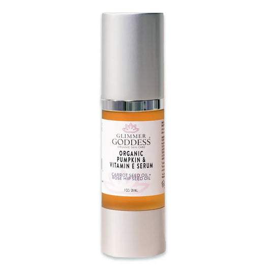 Organic Pumpkin + Vitamin E Serum - Instant Glow Treatment - Image #1