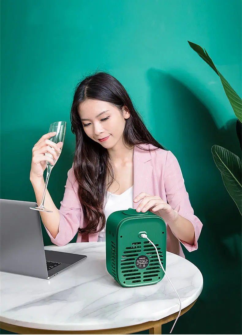 Small Fan Portable Office Home Desktop USB Cooling Fan - Executive-Skincare