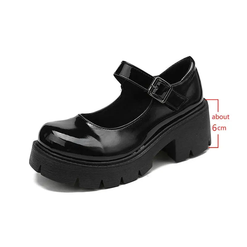 shoes heels mary janes Pumps platform Lolita shoes on heels Women&#39;s shoes Japanese Style Vintage Girls High Heel shoes for women - Executive-Skincare