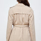 Lightweight Open-Front Drape Jacket with Shoulder Tabs