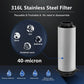 Pre filter Whole House Spin Down Sediment Water Filter Central Prefilter Purifier System Backwash Stainless Steel Mesh - Executive Quality Store