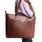 Genuine Leather Tote Bag for Women Large Women's Shoulder Handbag