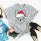 Christmas Bulldog T-shirt