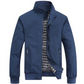 Men's Casual Slim Fit Lightweight Zip Up Softshell Bomber Jacket