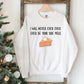 I Will Never Christmas Sweatshirt