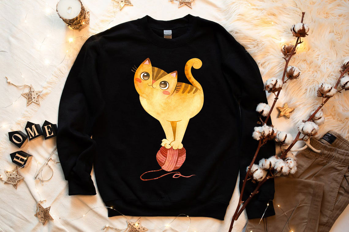 Cute Winter Cats Sweatshirt