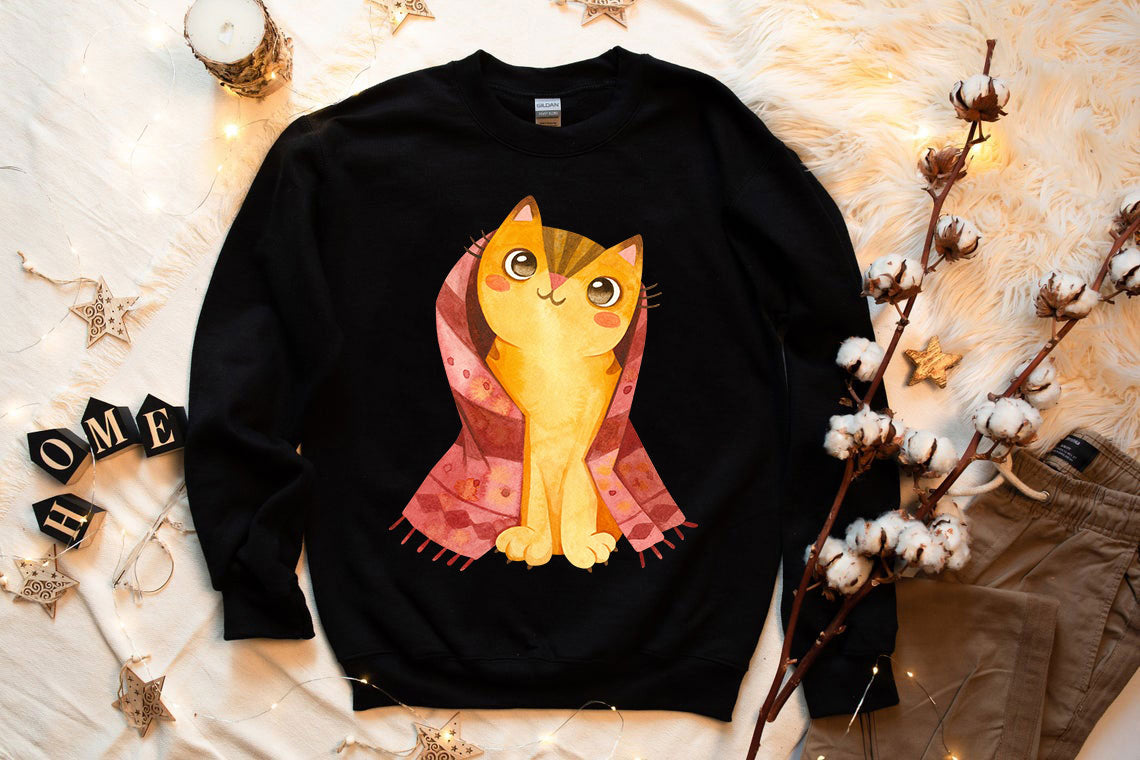 Cute Winter Cats Sweatshirt