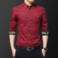 Mens Long Sleeve Button Down Shirt With Floral Details