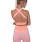 Trois Seamless Sports Bra - Pink