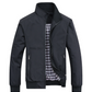 Men's Casual Slim Fit Lightweight Zip Up Softshell Bomber Jacket