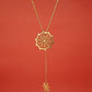 18k Gold Spider Necklace | Spider Charm Pendant | Halloween Necklace