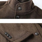 Winter Men Wool Jacket Slim Fit Thick Warm Coat