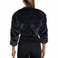 Open Front Faux Fur Bolero