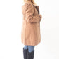 Womens Wool Feel Double Breasted Hooded Coat