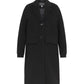 (PRE-ORDER) Womens Wool Blend Winter Warm Knee Length Coat