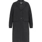 (PRE-ORDER) Womens Wool Blend Winter Warm Knee Length Coat