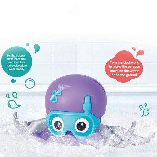 Bathing Bathtub Water Spring Floating Octopus Beach Toy - Executive-Skincare