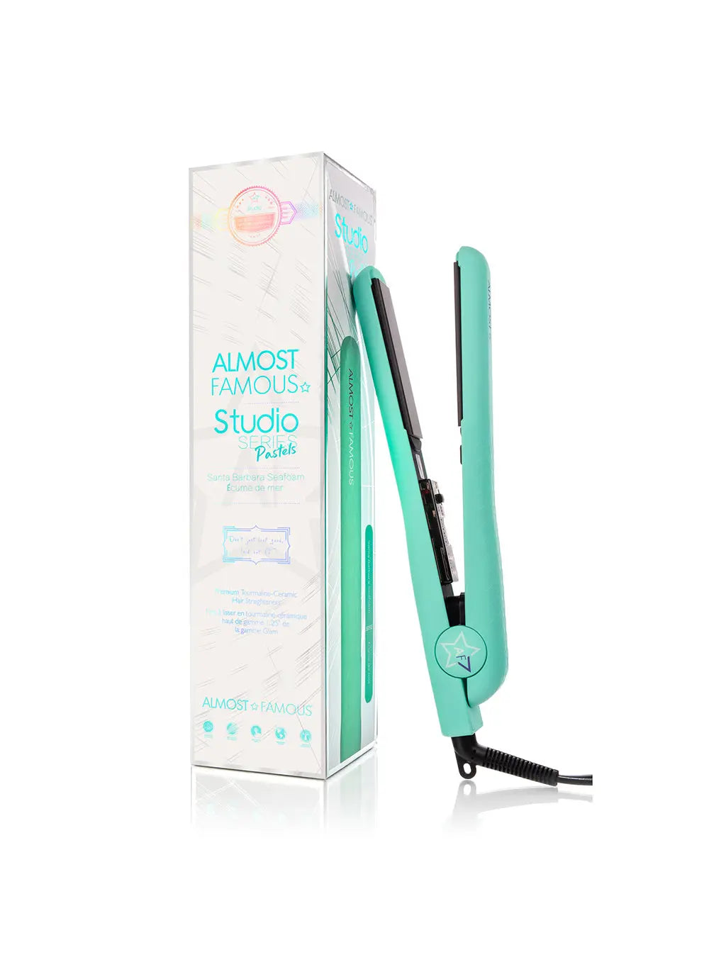 Almost Famous 1.25" Studio Series Flat Iron with Luxe Gemstone Plates - Image #3