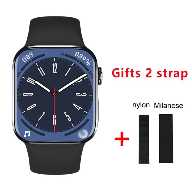 2022 NEW Smartwatch HW8 Max Men 1.99&quot; full screen NFC Right angle design bluetooth call Women Smart Watch PK DT7 W57 W27 HW22 - Executive-Skincare