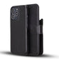 Full Leather Coating Detachable Wallet Case for Apple iPhone 13 Series